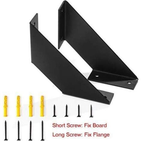 4 Stück Wandregalwinkel, Robuste Metall-winkel Für Regale, Schmiedeeisen-winkel Für Diy-regale 15 Cm