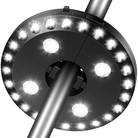 Sonnenschirmbeleuchtung, Fahnenmast, Led-beleuchtung In Kaltweiß,sonnenschirmbeleuchtung, Fahnenmast, Led-beleuchtung In Kaltweiß