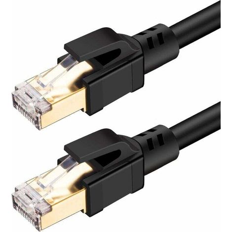 (15m) Ethernet-kabel Cat 8, Lan Rj45 Sftp-netzwerkkabel Mit Einer Geschwindigkeit Von 40 Gbps / 2000 Mhz