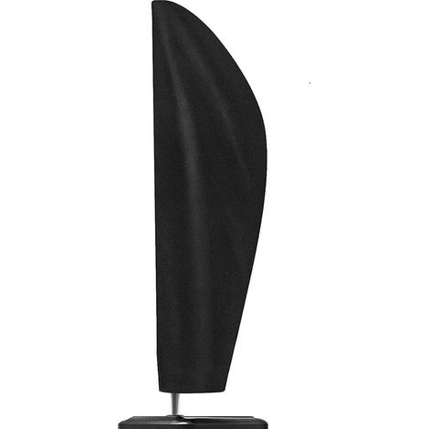 Sonnenschirmhülle 205 Cm – Wasserdichtes Oxford-gewebe – Schwarz – 57x48x25 Cm