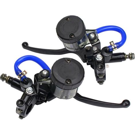 Kupplungshebel Für Motorradbremsen, 22 Mm (7/8 Zoll), Universeller Brems-/kupplungshebel Mit Hauptzylinder Für Lc150, Lc135, Chopper Und Café Racer (farbe: Ein Paar)