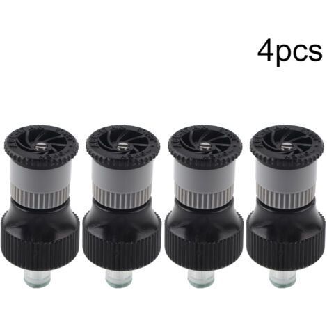 Spritzdüse Aus Kunststoff Für Den Garten, Bewässerungswerkzeug, Innengewinde G1/2 Zoll Dn15, Set Mit 4 Versenkbaren Sprinklern, Verstellbare Düse, Für Rasenflächen