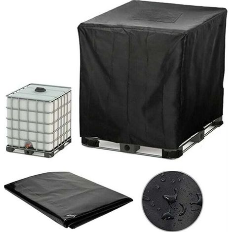 Regenfassabdeckung (120x100x116 Cm) Für Außen-regenwassertanks, Uv-schutz-hülle, Staubdichte Hülle, Regenwasserzisterne-hülle
