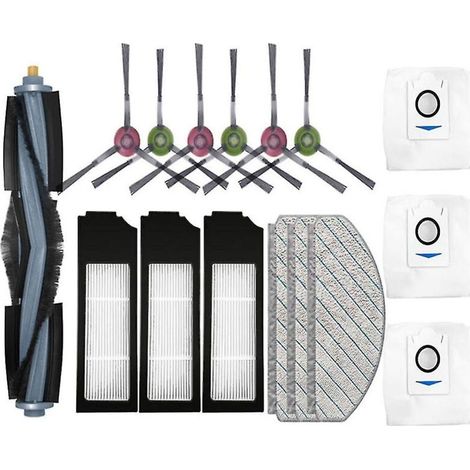 Ersatzteile Für Den Saugroboter X1 Plus: Hauptseitenbürste, Hepa-filter, Wischmopp Und Staubtuch