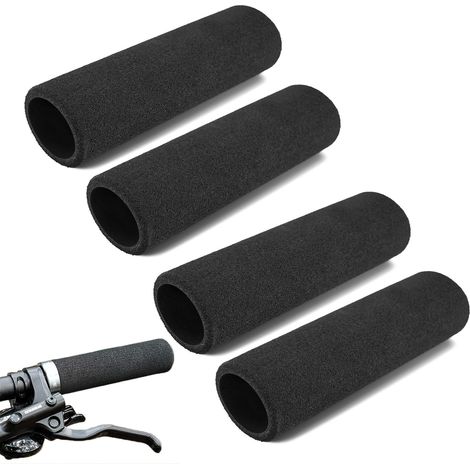 4 Stück Universelle Schaumstoffgriffabdeckungen Für Lenker, Bequem, Vibrationsdämpfend, Für Lenkergriff, Weiches Zubehör Für Motorradlenker, Mountainbike, Fahrrad