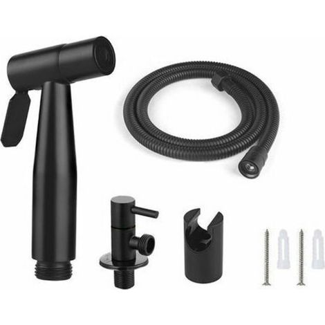 Wc-duschbrause Mit Wandhalterung, 1,5 M Schlauch, Inklusive G1/2-gewindeadapter