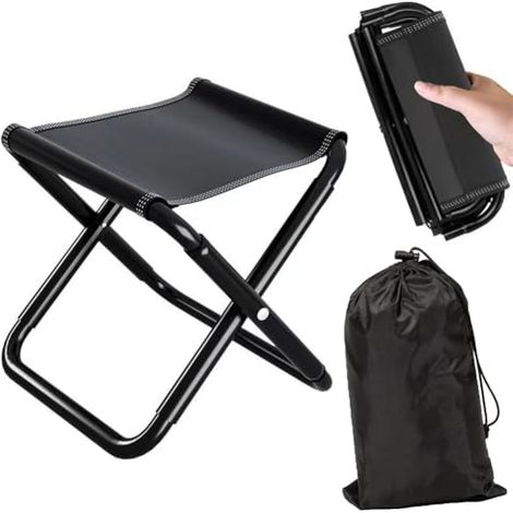 Mini Faltbarer Campinghocker, Tragbarer Klapphocker, Campingfaltstühle, Tragbarer Camping-sitz, Faltbarer Campinghocker, Outdoor-klapphocker, Mini-faltstuhl Zum Angeln, Grillen