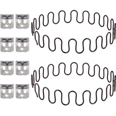 2er-pack Ersatz-sitzfedern Für Sofas, 75 Cm Mit 8 S-klammern, Drahtdurchmesser 4,0 Mm, Reparatur-kit Für Sitze In Möbeln, Inneneinrichtung Und Automobil