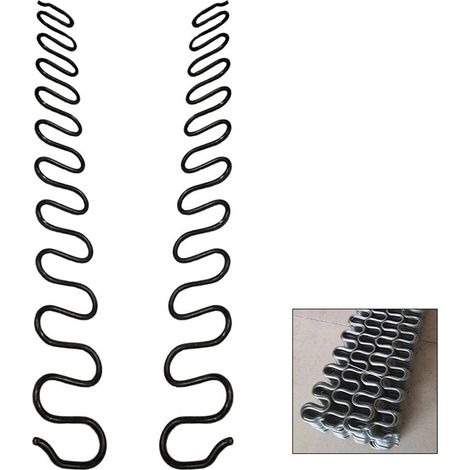 Set Aus 2 Ersatzfedern Für Ein Sofa Mit 55 Cm Und 8 S-förmigen Clips, Sofafedern-reparaturset Mit 4,0 Mm Durchmesser Für Möbelsitze, Inneneinrichtung