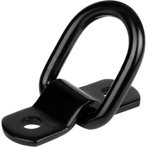 Set Aus 6 D-ringen Für Anhänger, Lkw, Boot, Auto Und Kajak (schwarz)