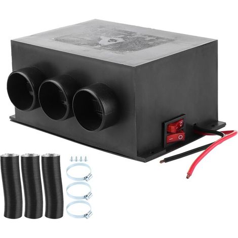 12v 300w Tragbarer Auto-heizlüfter, 3 Enteisungsöffnungen, Ventilator Für Den Winter, Stärkere Heizung, Windschutzscheibenenteiser Gegen Beschlag