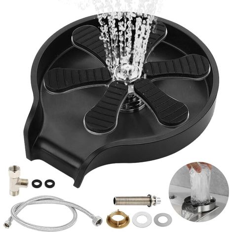 Glasenspüler Für Spüle, Automatische Gläserwaschmaschine Glasenspüler Aus Edelstahl 304, Glasenspüler Für Küchenspüle
