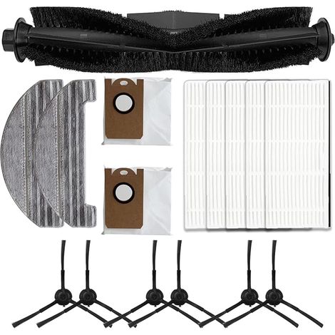 Hauptwalzenbürste, Seitenbürste, Hepa-filter, Wischmopps, Staubbeutel, Ersatzteile Für Ultenic T10 Saugroboter