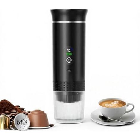 Tragbare Espressomaschine Mit Schneller Usb-c-heizung, Automatische 3-in-1-kaffeemaschine, Sehr Einfach Zu Bedienen, Ideal Für Reisen, Büro Und Camping (pro 80