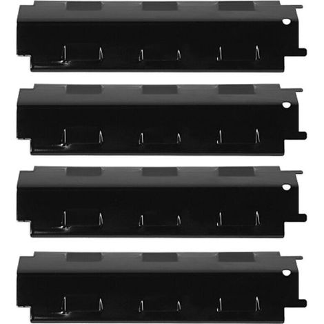 Heizplatte Für Gasgrill, Aus Verdicktem Edelstahl, Gleichmäßige Wärmeverteilung, Ersatz-heizplatten Und Flammenverteiler Für Barbecue 37 Cm (4 Stk.)