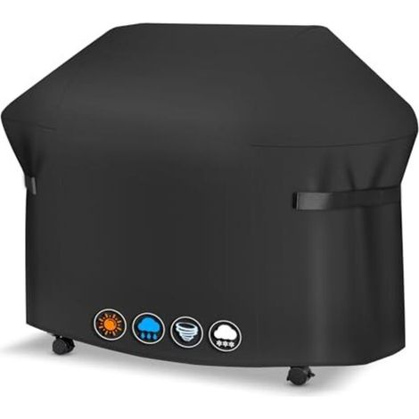 Wetterfeste Grillabdeckung - 7130 Grillhüllen Für Weber Genesis Ii Serie Wasserdicht, Pu 600d Abdeckung Für Weber Genesis E-330, E-310, S-310, S-330, S-3