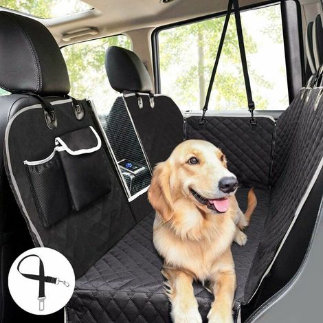 Pecute Hundesitzüberzug, 100% Wasserdicht, Rücksitz-schutzüberzug Mit Sichtfenster, Rücksitzbank-schutzdecke Für Auto Und Suv (146 X 136 Cm)