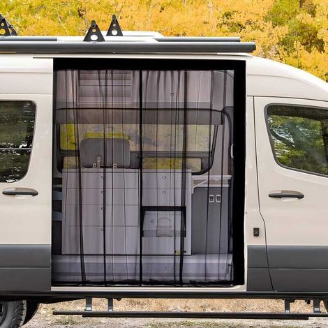 Universelle Magnetische Fliegengitter Für Schiebetüren, Maße 165 X 165 Cm, Ideal Für Camping, Wohnmobile Und Zelte