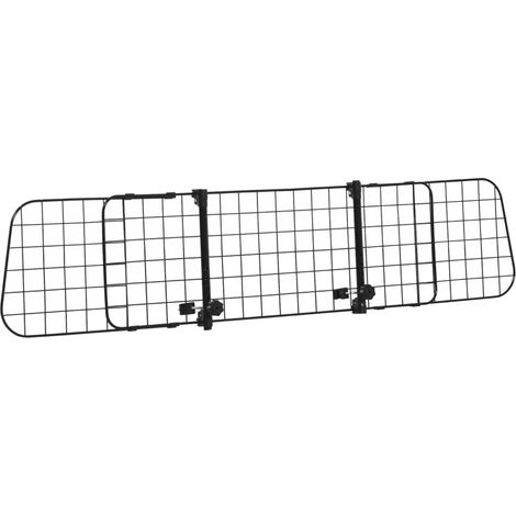 Universelles Hundegitter Für Das Auto, Verstellbare Sicherheitsbarriere (91–152 Cm Breite × 30 Cm Höhe), Trennwand Für Den Kofferraum, Schutzgitter Po