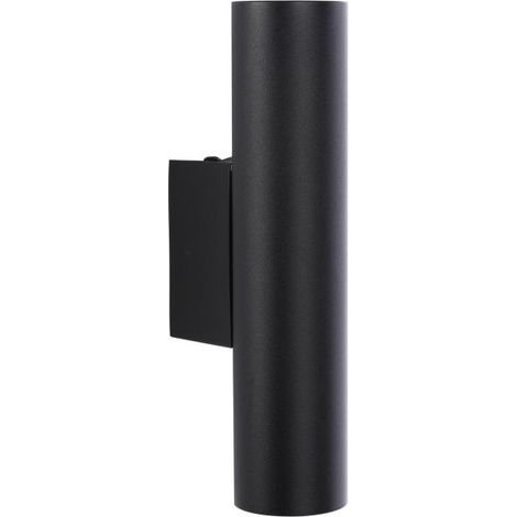 Wandlampe Lussiol Figura, 2 Spots Gu10, Schwarzes Design