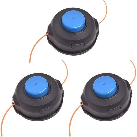 3er-pack Fadenköpfe T25 966674401 – Für Freischneider Von Husqvarna – Kompatibel Mit Den Modellen: 128ld, 223l, 322l, 128l, 128r, 128rj, 122l, 125c, 223r, 322c, 323c, 325c, 325cx