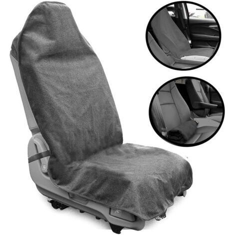 Universelle Vordersitzhülle Für Autos, Wasserdicht, Rutschfest Und Schweißabsorbierend, Maschinenwaschbar, Aus Bequemem Handtuchmaterial, Idealer Sitzbezug/schutz Für Fitness