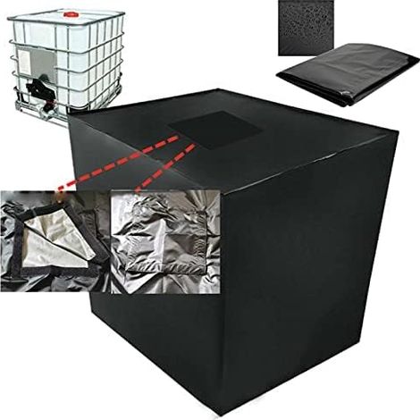 Ibc-abdeckung Mit Deckel 25x25cm – Staubschutz Uv-schutz Regenschutz