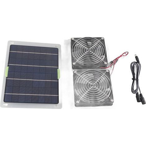 Tragbarer Solarventilator – Energiesparender Mini-ventilator Für Zwinger, Gewächshäuser Und Wohnmobile