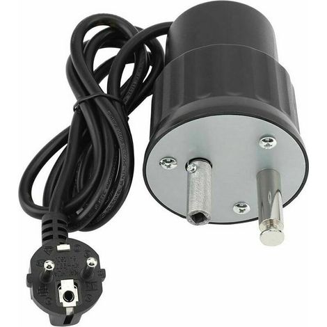 Grillmotor Drehspieß Elektrischer Campingmotor Aus Aluminium Kit Drehspieß Grill Nennlast 0-24 Kg,-