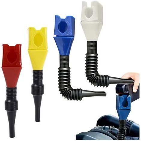 Flexibler Ablauftrichter Mit Rückschlagventil, Universeller Trichter Mit Kunststoffverschluss, Multifunktions-kunststofftrichter, Motoröl-trichter Für Auto Und Motorrad (4)