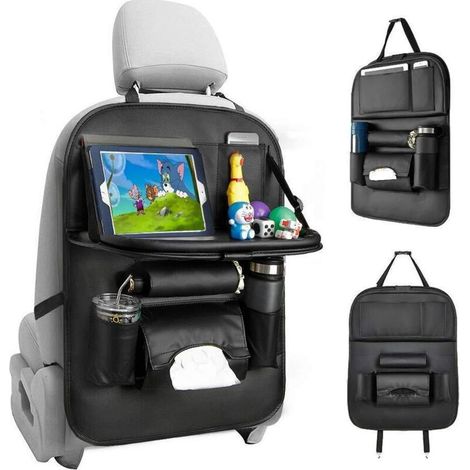 Autositz-organizer 1 Stück Rücksitz Organizer Mit Tisch Und Rückenlehne Schutz Für Autositze Für Kinder Mit Fach