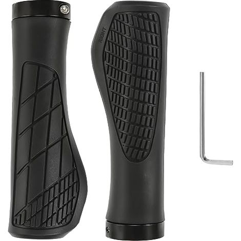 Fahrradgriffe, 1 Paar Fahrradlenkergriffe Aus Gummi, Ergonomische Lenkergriffe Für Mountainbikes, Trekkingräder, Stadträder Und Rennräder (durchmesser 22 Mm)