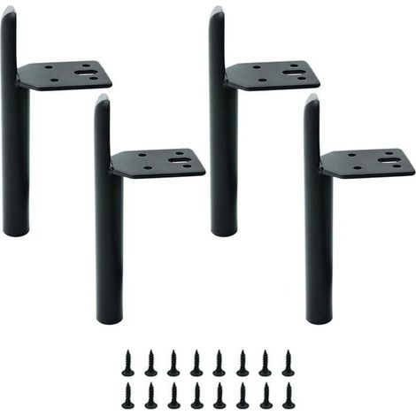 4 Stück Möbelbeine Für Heimwerker, Metallmöbelbeine, Eisenmöbelbeine, Schrankbeine, Mit 16 Schrauben, Für Sofa, Couchtisch, Tv-möbel, Bett, Möbel