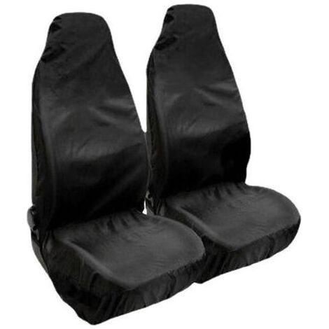 Universelle Wasserdichte Auto-sitzbezüge (2er-pack), Maße 132 × 54 Cm, Farbe Schwarz