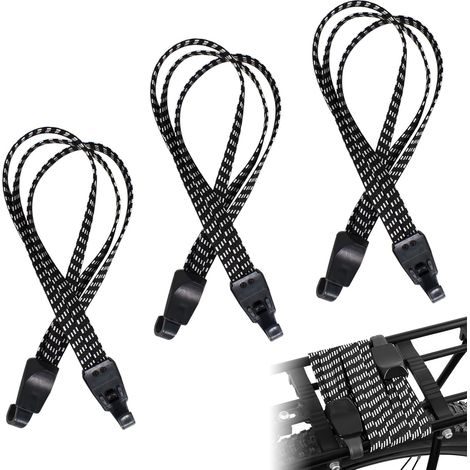 3 Stück Gepäckgurte Elastisch, Elastische Spanngurte Mit Haken, Gepäckgurt, Nylon-gepäckgurt Für Motorrad, Code, Koffer, Reise, Motorradhelm