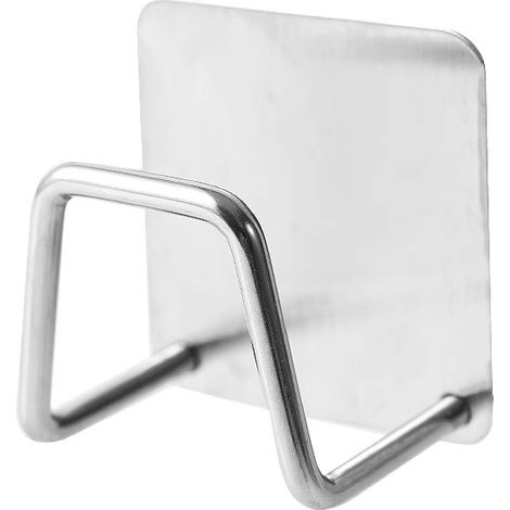 2er-pack Selbstklebender Schwammhalter Aus Rostfreiem Edelstahl, Spülbecken-seifen-schwammhalter, Rostfrei, Hochwertige Küchenaccessoires/gold