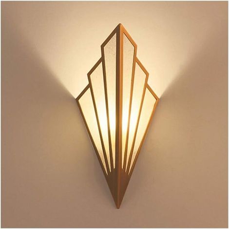 Led-wandleuchte Im Art-déco-stil Aus Schmiedeeisen Mit Zylinder-schirm – Warmlicht (g9) – Maße 18 X 43 Cm – Ideal Für Wohnzimmer Und Eingangsbereich