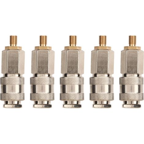 5 Stück Luftkompressor-adapter Für Reifenfüller, Ventiladapter Presta Auf Schrader 3 In 1, Zubehör Für Luftpumpe Oder Kompressor.