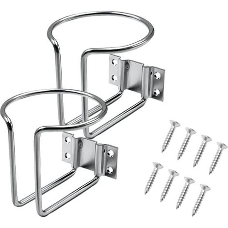 2-teiliger Bootshalter Für Becherhalter, Auto-becherhalter Mit Schrauben, Becherhalter Aus Edelstahl, Universeller Becherhalter, Für Marine, Yacht, Lkw, Wohnmobil, Auto, Anhänger