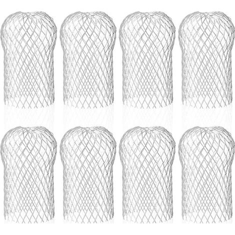 8er-set Dachgitter Aus Aluminium, Flexible Und Langlebige Dachrinnenfilter Für Hausdachtraufe Und Fallrohr Gegen Laub
