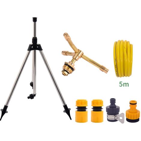 Automatischer 3-arm-drehsprühkopf, Automatischer Rotationsberegnungskopf, 360-grad-rotationsberegnungskopf, Großflächiger Rasensprenger Für Garten, Hof Und Rasen.