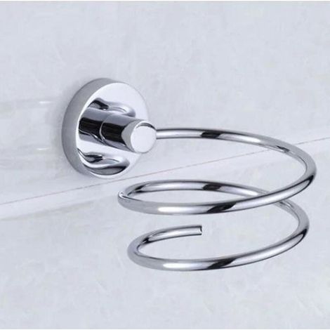 Wandmontierter Haartrocknerhalter, Aufbewahrung/halterung Für Haartrockner Aus 304 Edelstahl, Badezimmeraccessoires