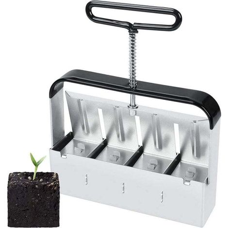 Handwerkliches Bodenverdichtungswerkzeug – Gartenpflanzpresse – 5 Cm – Verdichtet Den Boden – Mit Rutschfestem Griff, Pflanzpresse Für Sämlinge, Bequem Zum Pflanzen Und Umpflanzen Im Gewächshaus