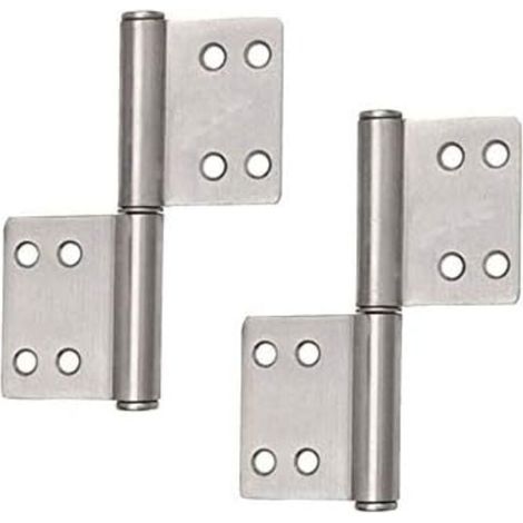 4x Edelstahl-scharniere, Perfekt Für Den Innen- Und Außenbereich – Stabile Scharniere Für Metall- Und Holztüren