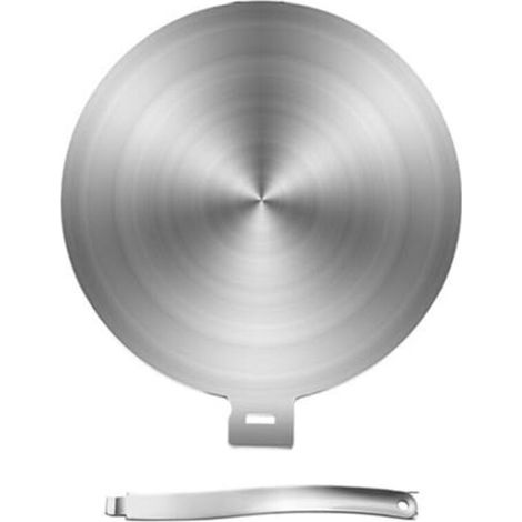 Wärmeleitplatte Für Induktionskochplatten Aus Edelstahl Für Töpfe Und Pfannen, Mehrere Größen 13/20/24/28 Cm, Küchenzubehör, 24 Cm