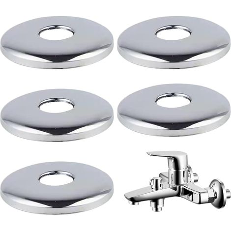 Eorpavu Abdeckungen, Edelstahl-wasserhahn-rosettenabdeckung, 5 Stück Für Rohre Und Duschpaneele (innendurchmesser 21 Mm)