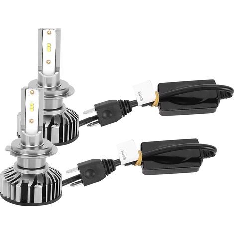 2 Stück Dc9v-32v 40w 8000lm 6500k Wasserdichte Led H7 Scheinwerfer Fahrlampe