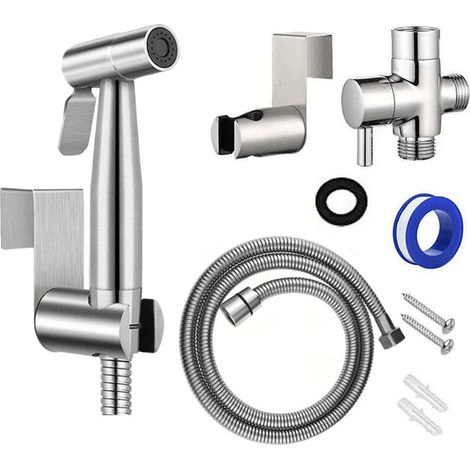 Handbidet Wasserhahn-toiletten-sprüher Warmwasser-bidet, Bidet-zubehör Edelstahl-duschzubehör Für Waschbecken Oder Toilette