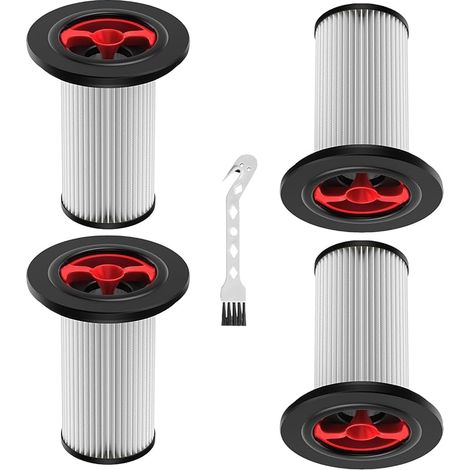 Lot De 4 Filtres Pour Aspirateur Bosch Unlimited Gen 2 Serie 8 Bks8214w Bss81pow1 Bss825all Filtre De Rechange (numéro De Pièce 12036642 12023349)