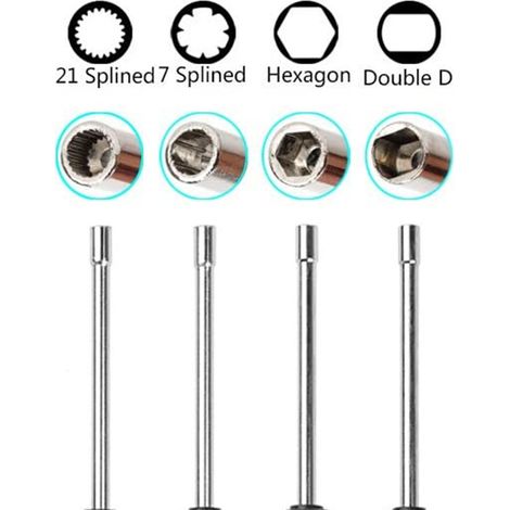 Ensemble 8 Tournevis De Réglage Carburateur, Outil De Réparation Pour Tondeuse Avec Formes De Dents Variées
